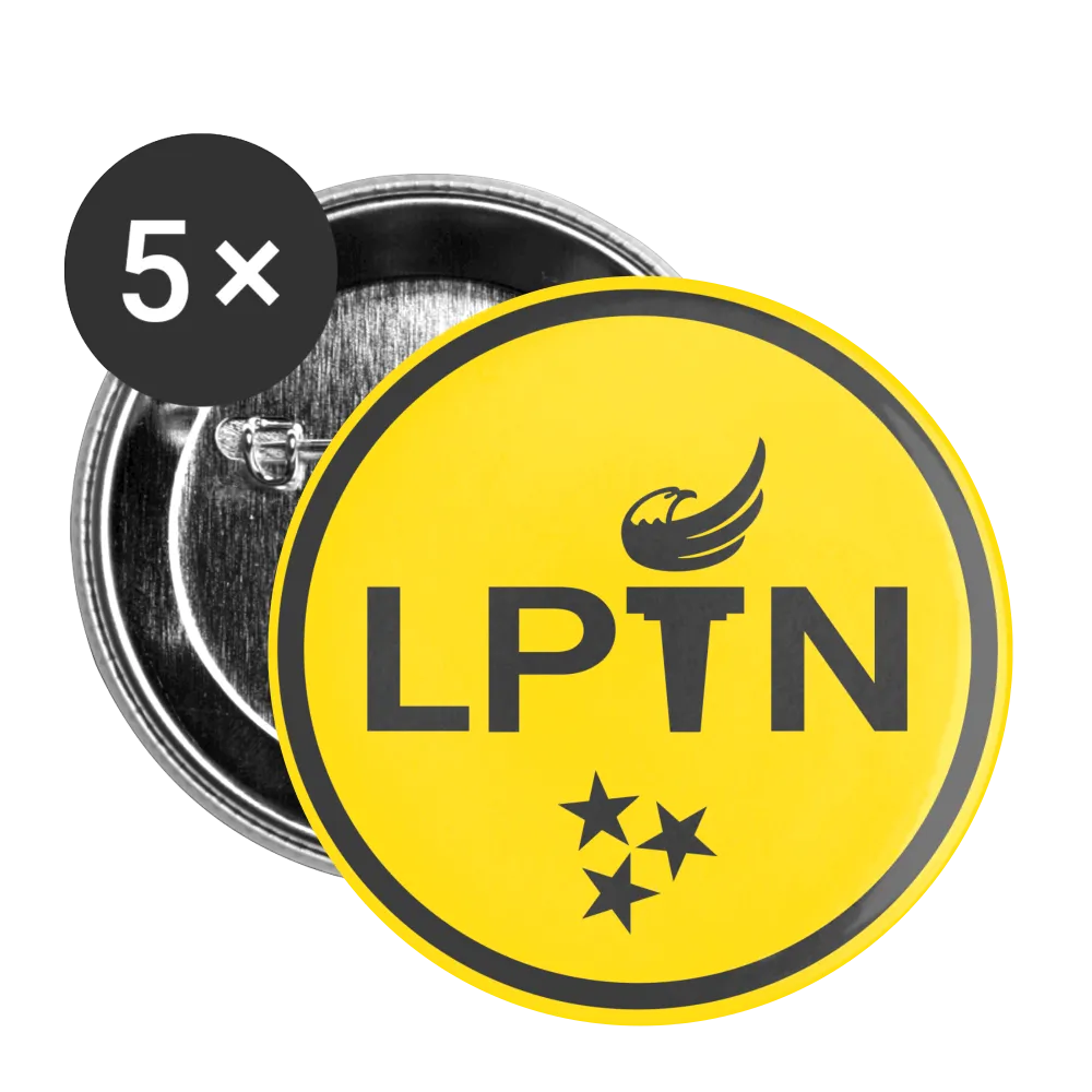 LPTN (Gold) Buttons large 2.2'' (5-pack)
