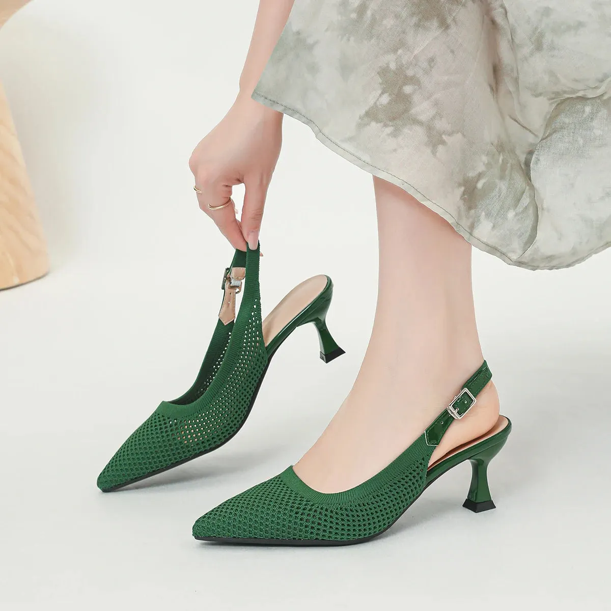 Maya™ | Elegant and Comfortable Mid-Heel Shoes