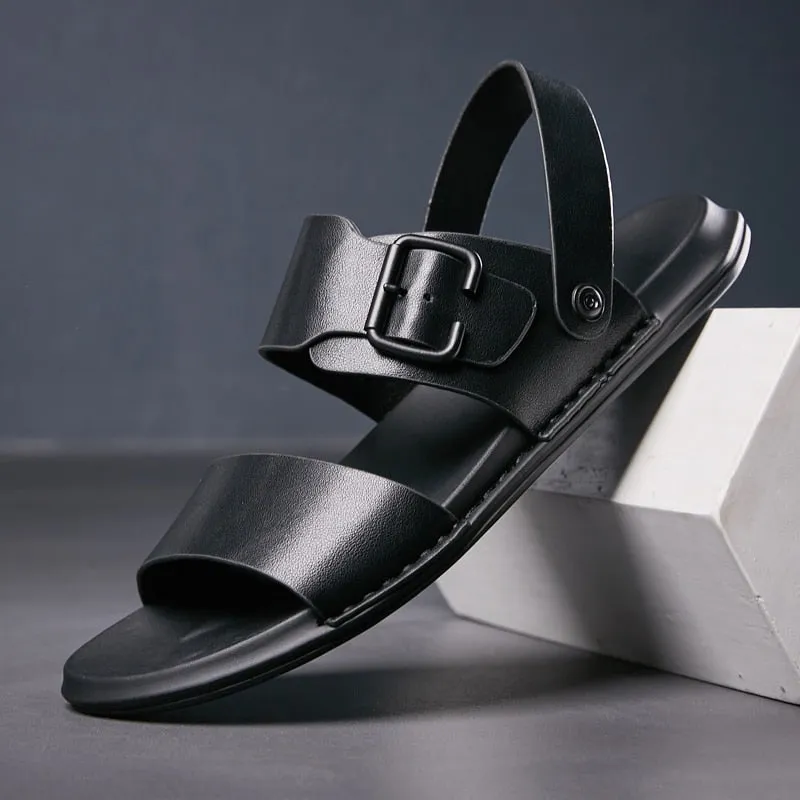 Men's Genuine Leather Comfortable Classic Sandals