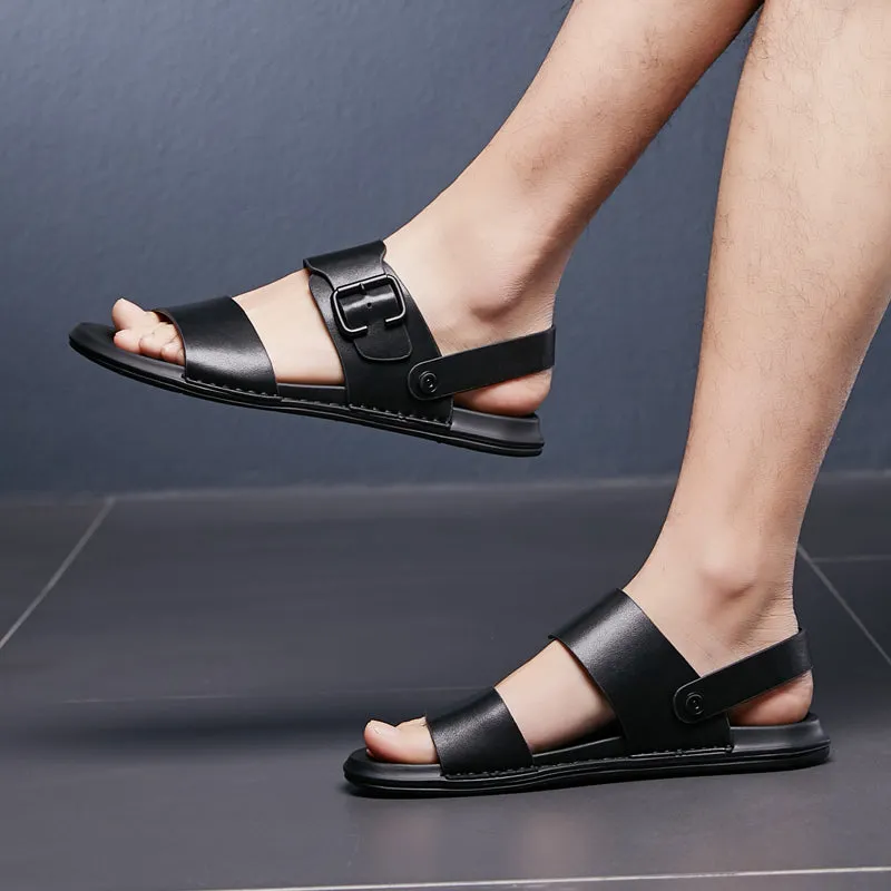 Men's Genuine Leather Comfortable Classic Sandals