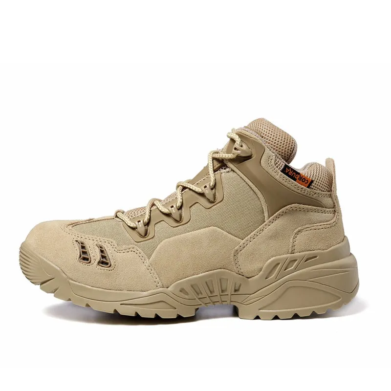 Men's lightweight hiking boots military combat boots durable