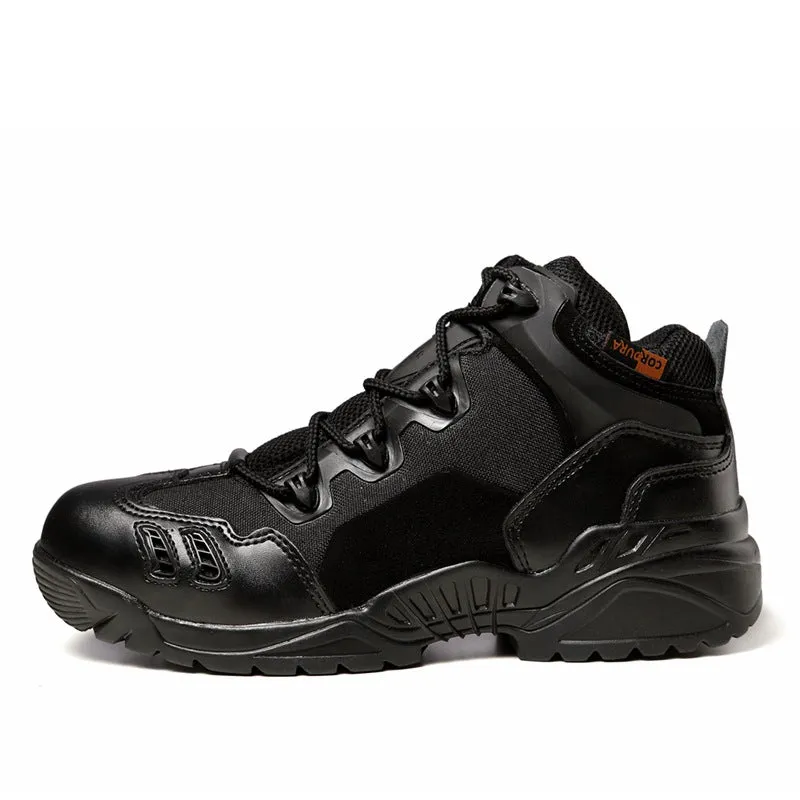Men's lightweight hiking boots military combat boots durable