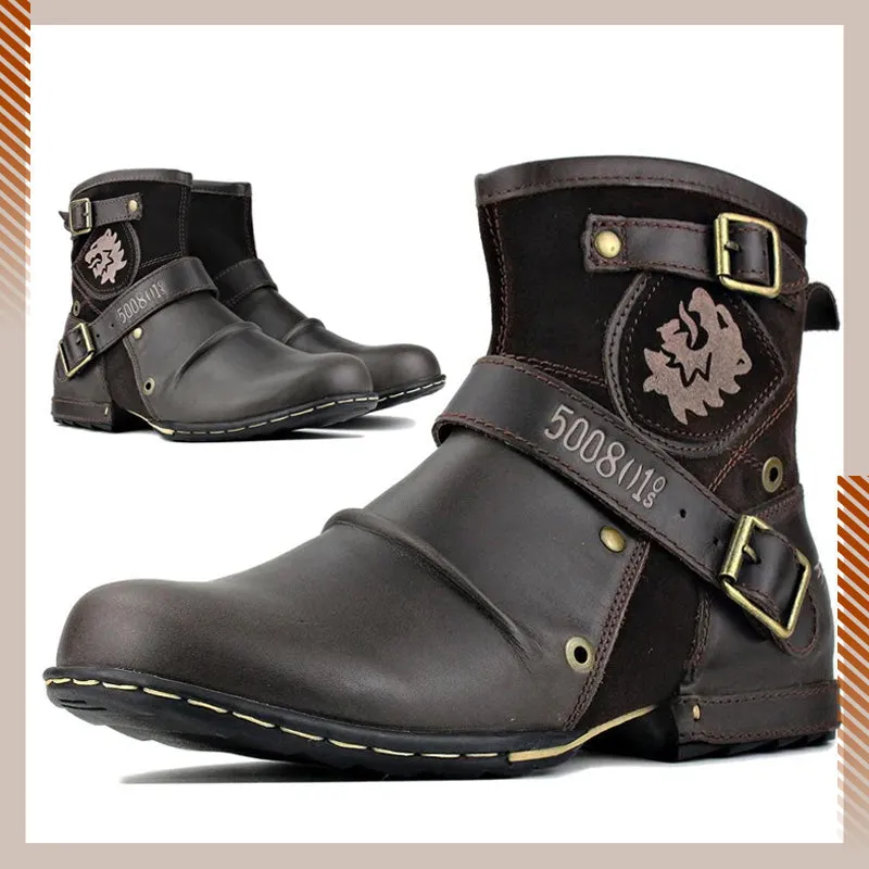 Men's Western Cowboy Style Leather Boots🔥FREE SHIPPING