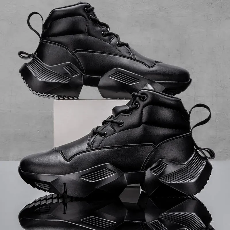 Men's Winter Leather Thick Boots