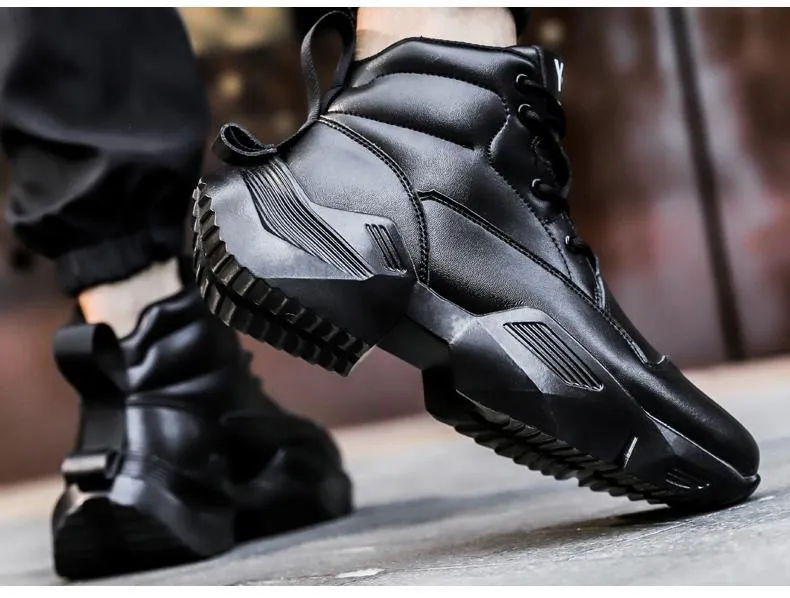Men's Winter Leather Thick Boots