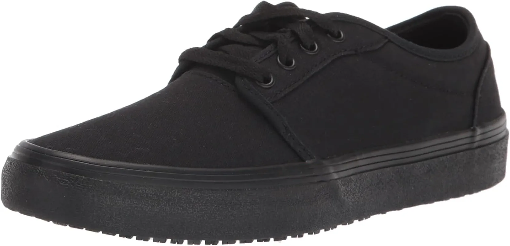 Merlin, Men'S, Women'S, Unisex Slip Resistant Food Service Work Sneakers, Water Resistant, Canvas, Black or Grey