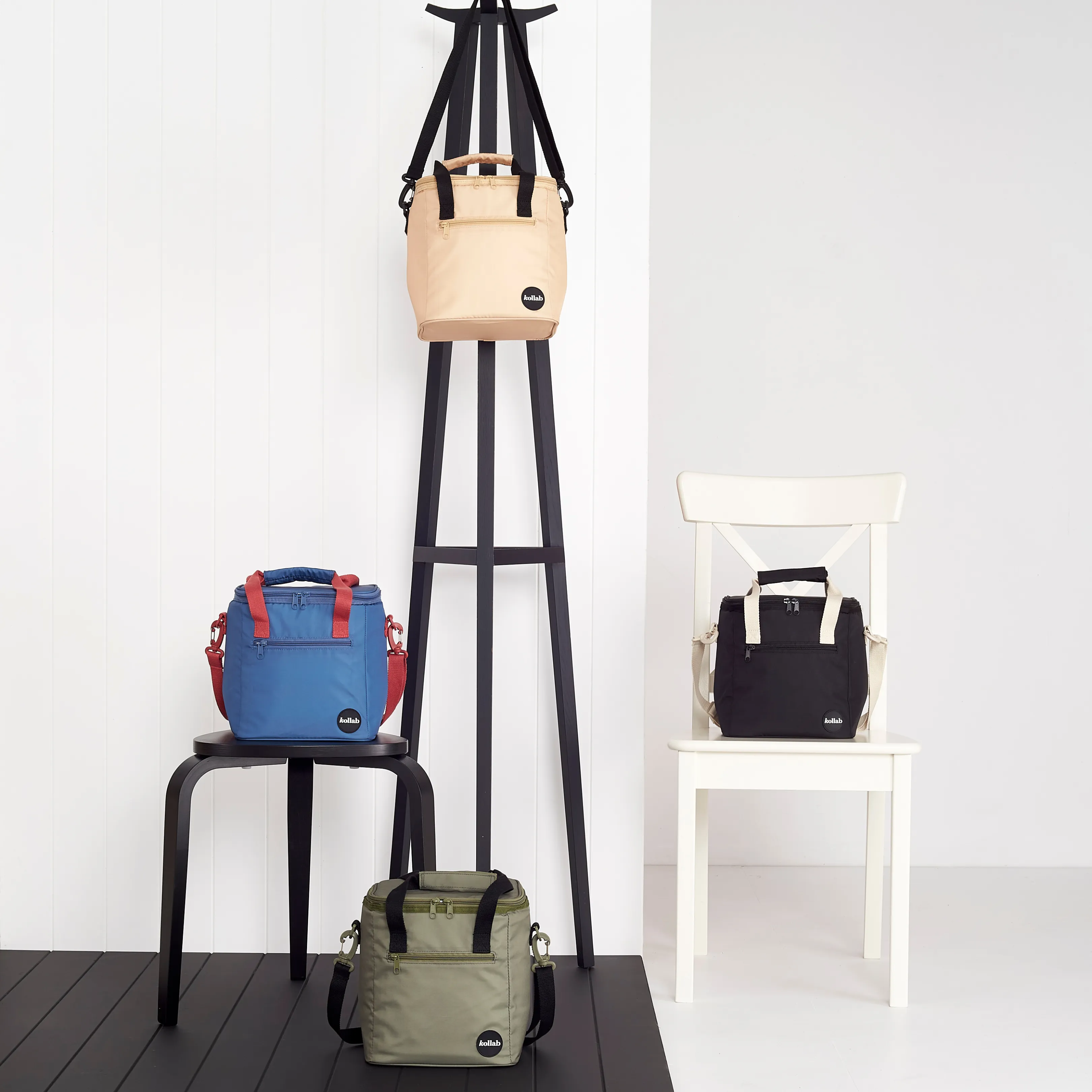 Mini Cooler Khaki Blue