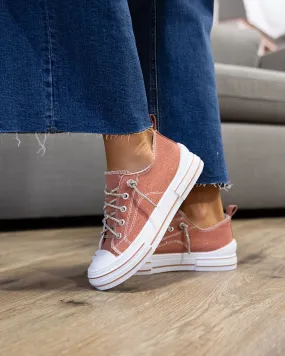 NEW! Very G Aman Sparkle Sneakers - Rust