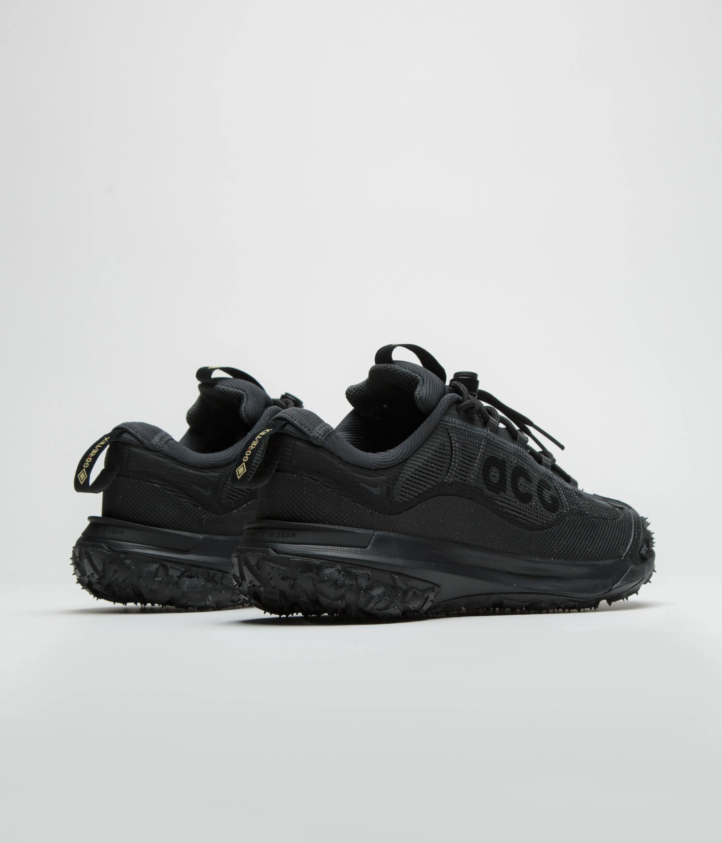 Nike ACG Mountain Fly 2 Low GTX Shoes - Dark Smoke Grey / Black - Black - Anthracite