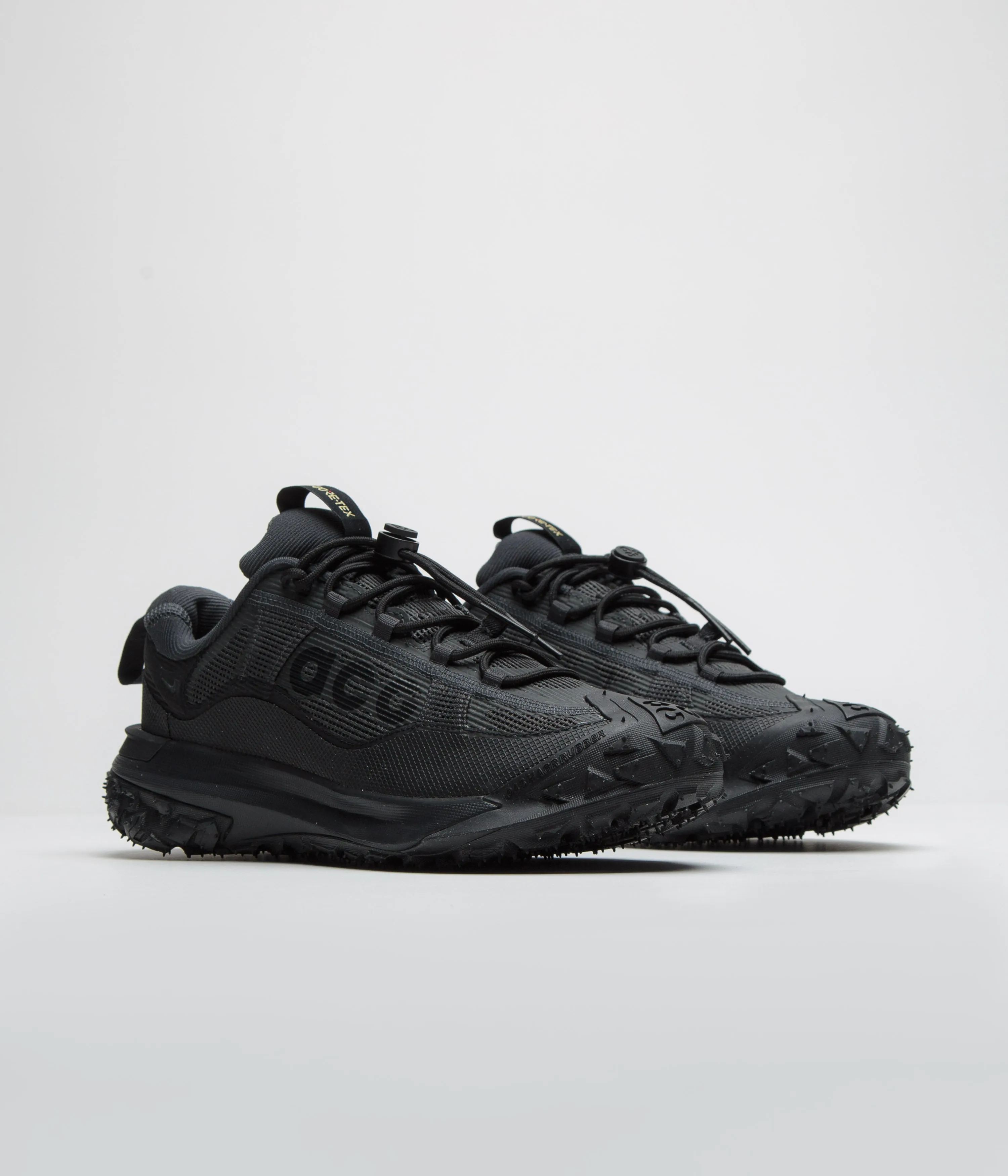 Nike ACG Mountain Fly 2 Low GTX Shoes - Dark Smoke Grey / Black - Black - Anthracite