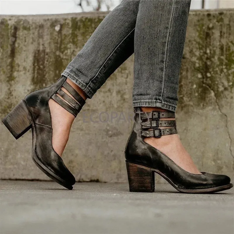 Paige™ | Comfortable and Elegant Thick-heeled Shoes