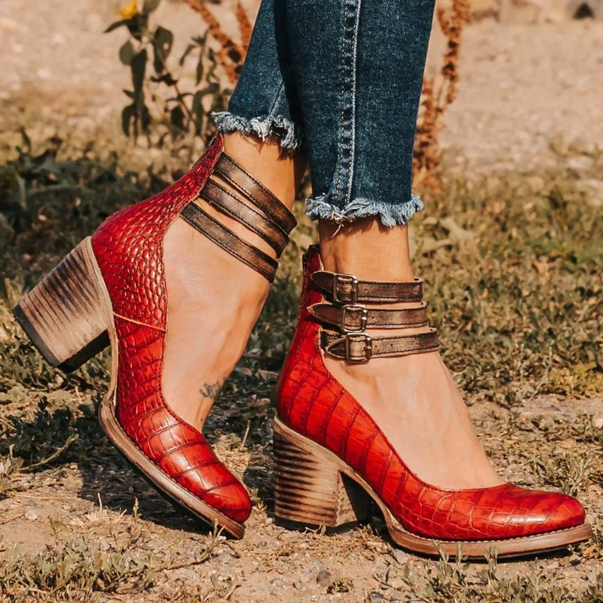 Paige™ | Comfortable and Elegant Thick-heeled Shoes