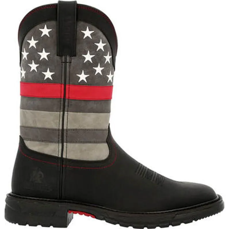 Rocky Red Line Western Boot