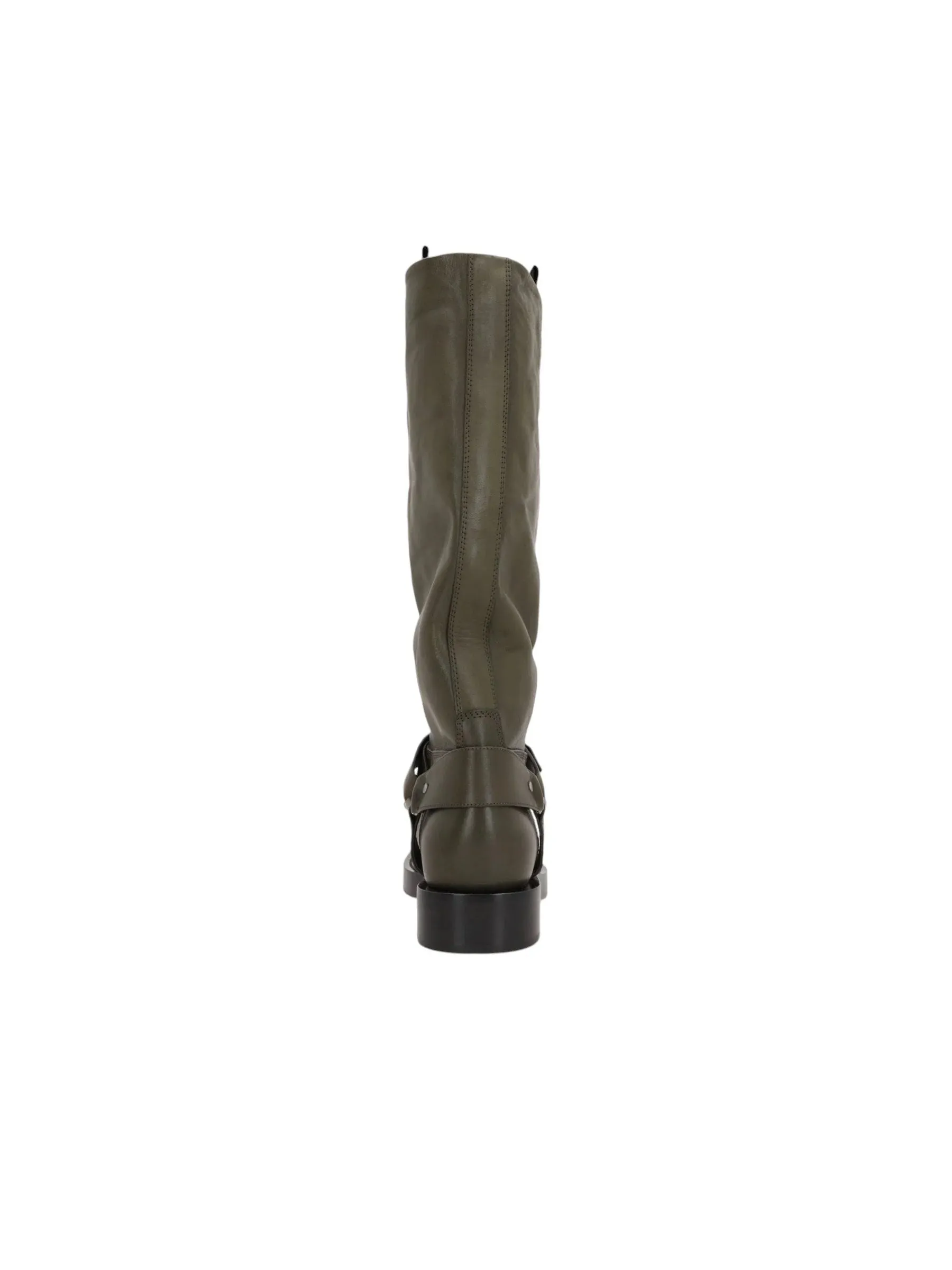 Saddle Biker Leather Boots