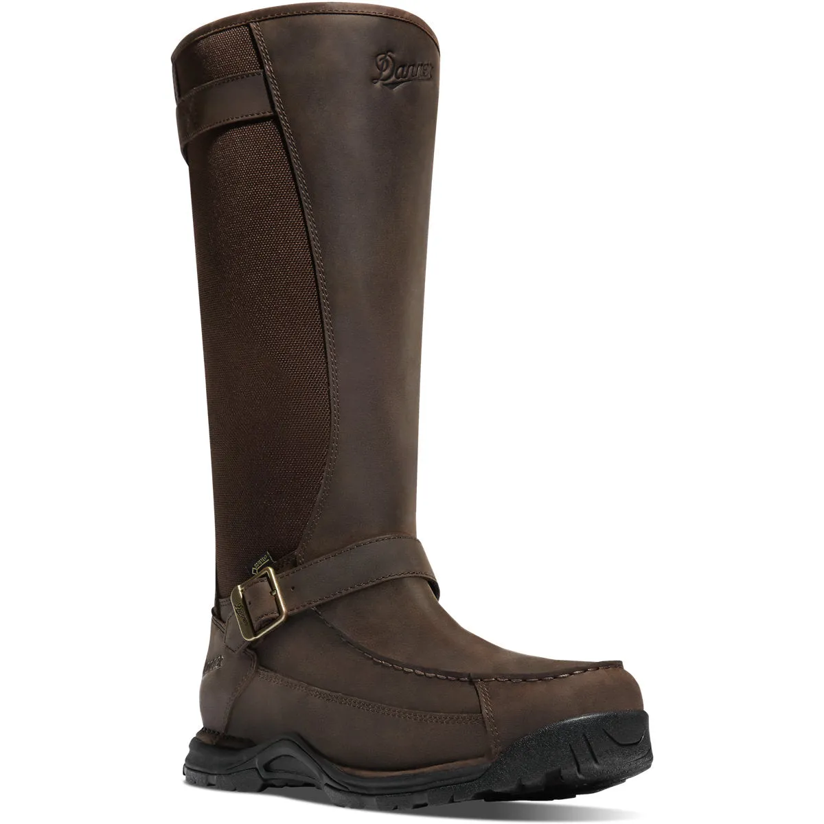 Sharptail Snake Boot 17"- Dark Brown