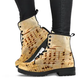 Stylish Boots - Vintage Style Musician #2 | Boho Shoes, Handmade Lace Up Boots, Vegan Leather Lace Up Boots Women