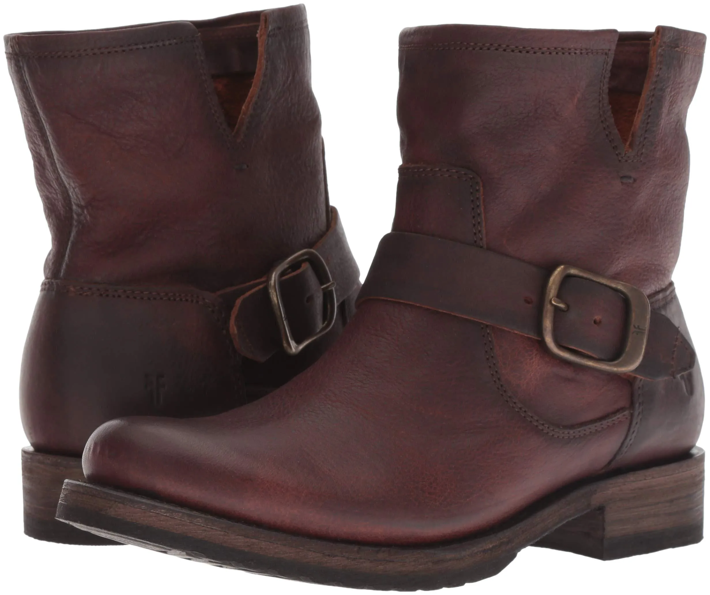 The Frye Company Womens Redwood Veronica Bootie Size 10 Oiled Leather Boots