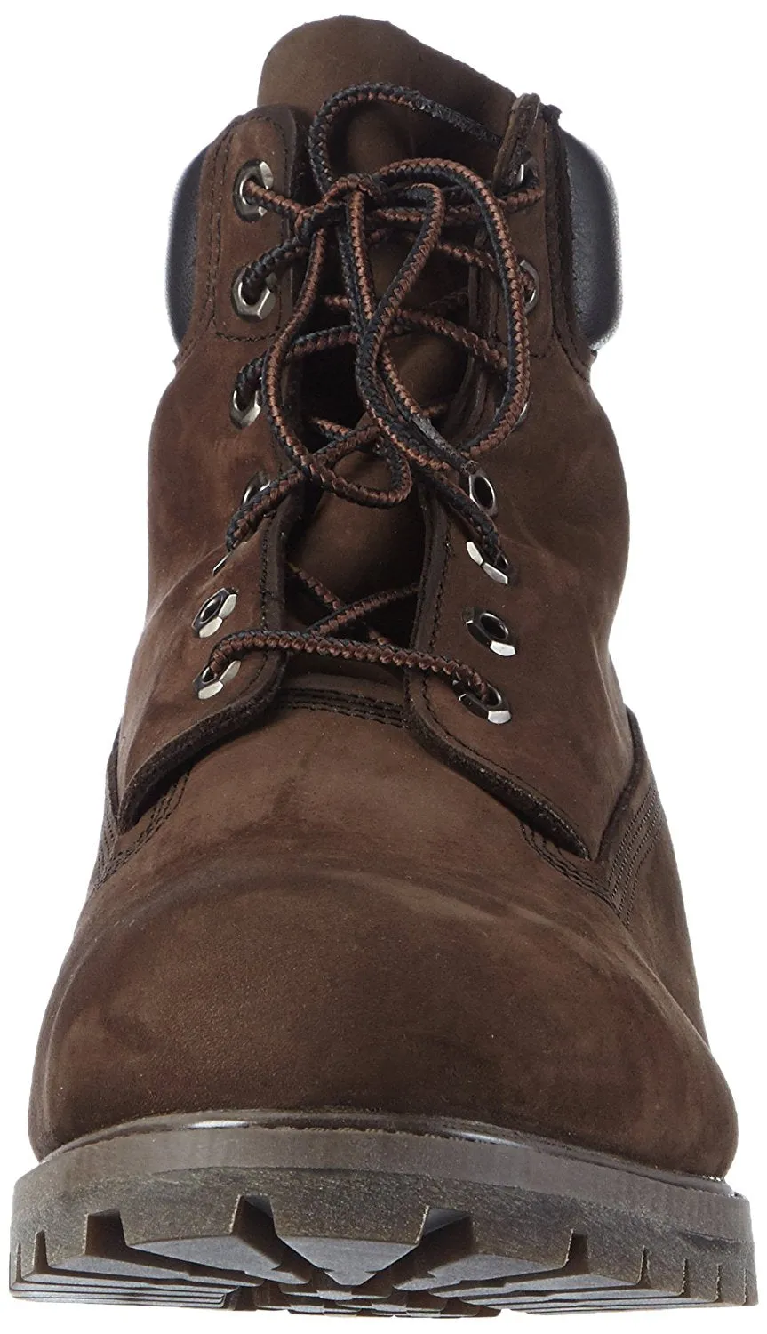 Timberland Men's 6 inch Premium Waterproof Boot Dark Brown Nubuck