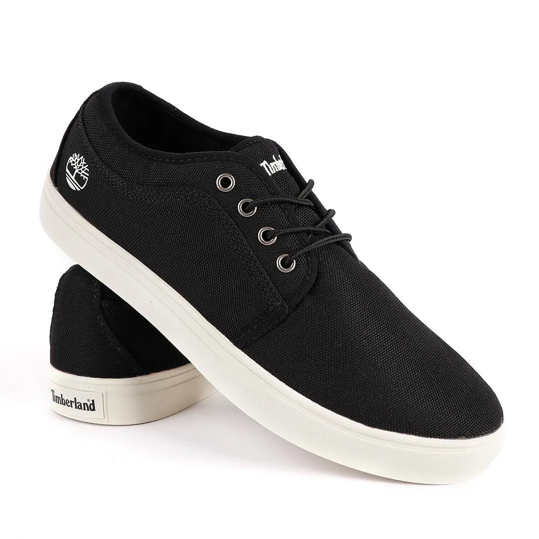 Timberland Men's Newport Bay Lace-Up Black Sneakers