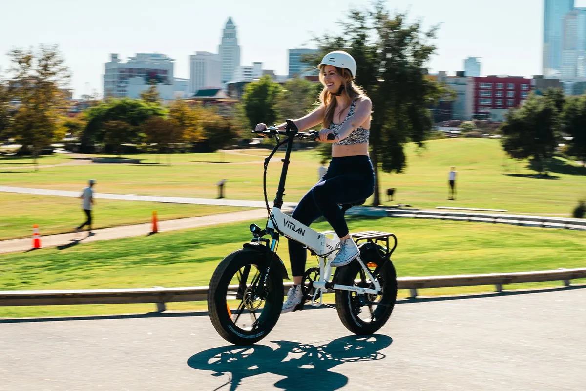 V3 2.0 Folding Fat Tires Adult All Terrain Electric Bike