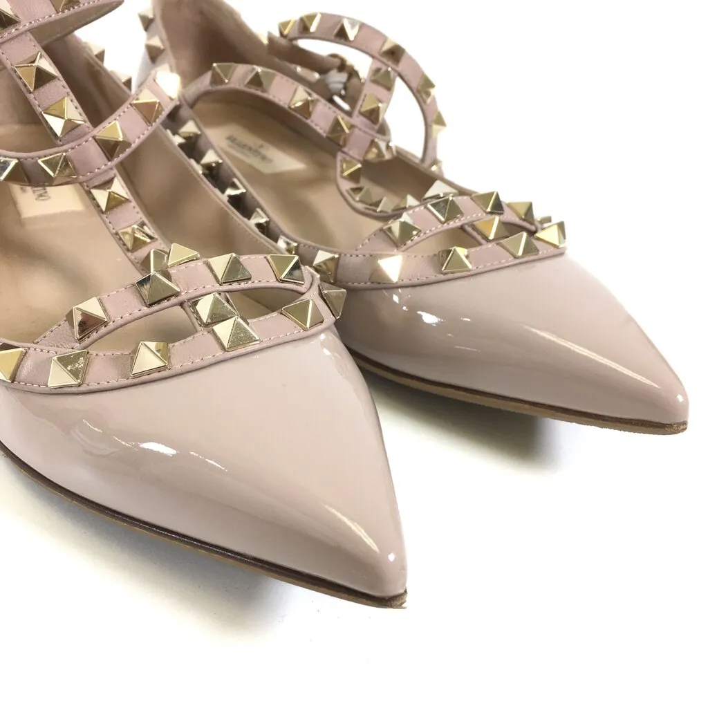 Valentino Rockstud Cage Flats