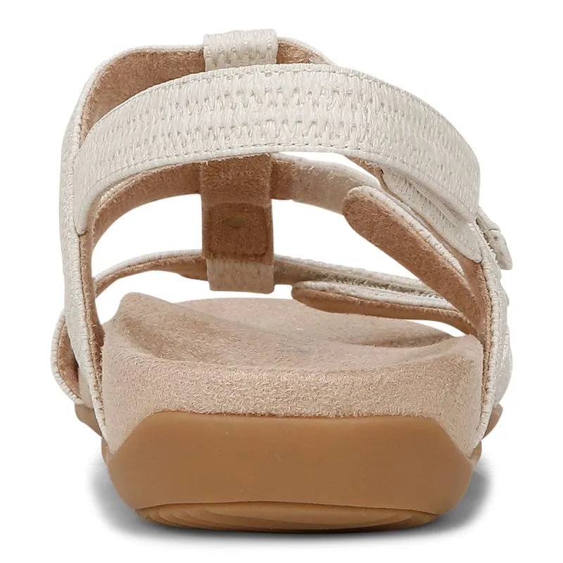 Vionic Women's Amber Sandals- Cream/ Pearl