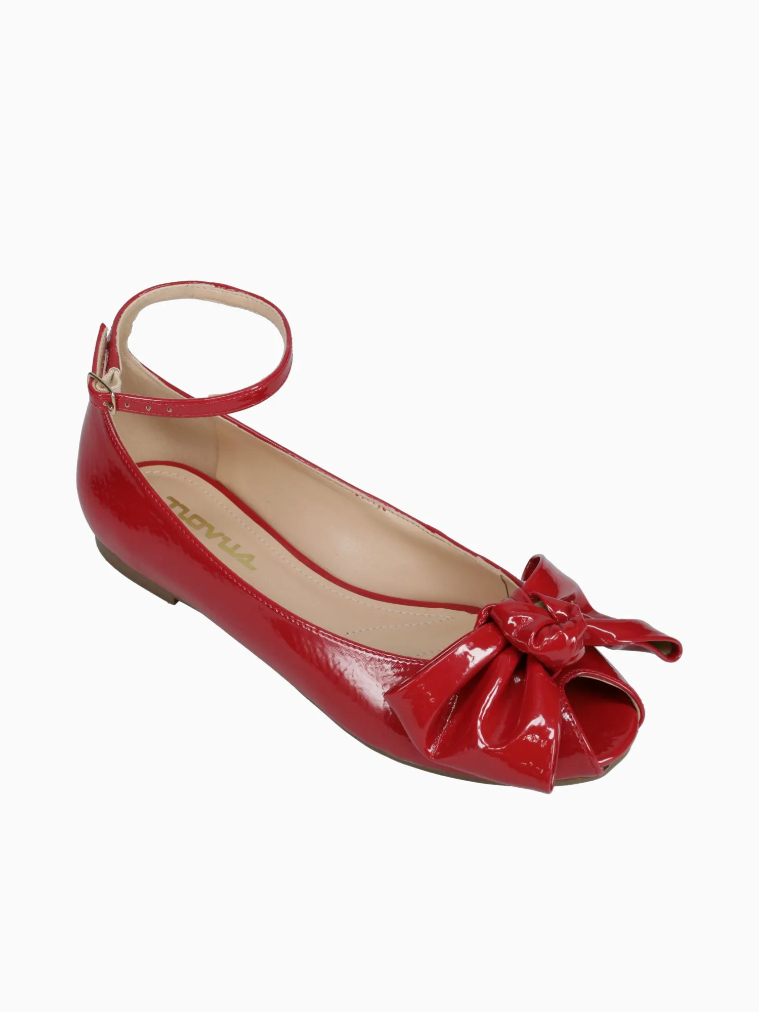Vitoria  Red Glossy Patent
