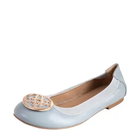 Women's Castiel PU Flat with Ornament