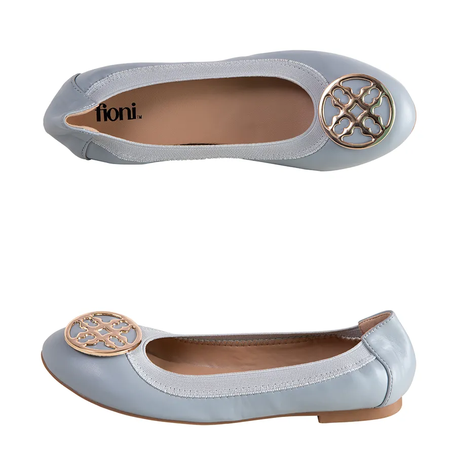 Women's Castiel PU Flat with Ornament